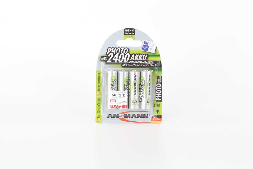 Ansmann NiMH-Akku Mignon 2400mAh Photo 5030482 4er-Blister